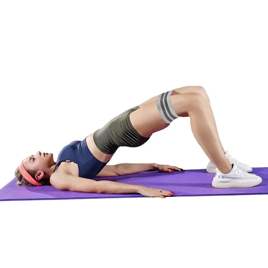 Fabric Resistance Hip Band – Glute & Thigh Squat Loop for Yoga & Fitness