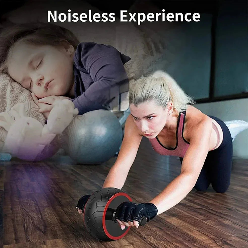 Ab Wheel Roller – Core Strength & Abdominal Muscle Trainer