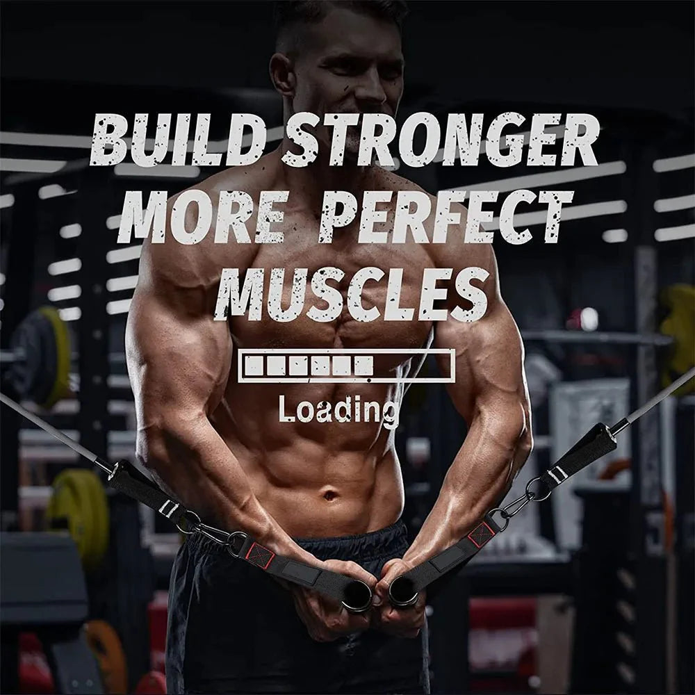 Resistance Band Handle Bar Attachment Station – Home Gym Pulley & Strap System
