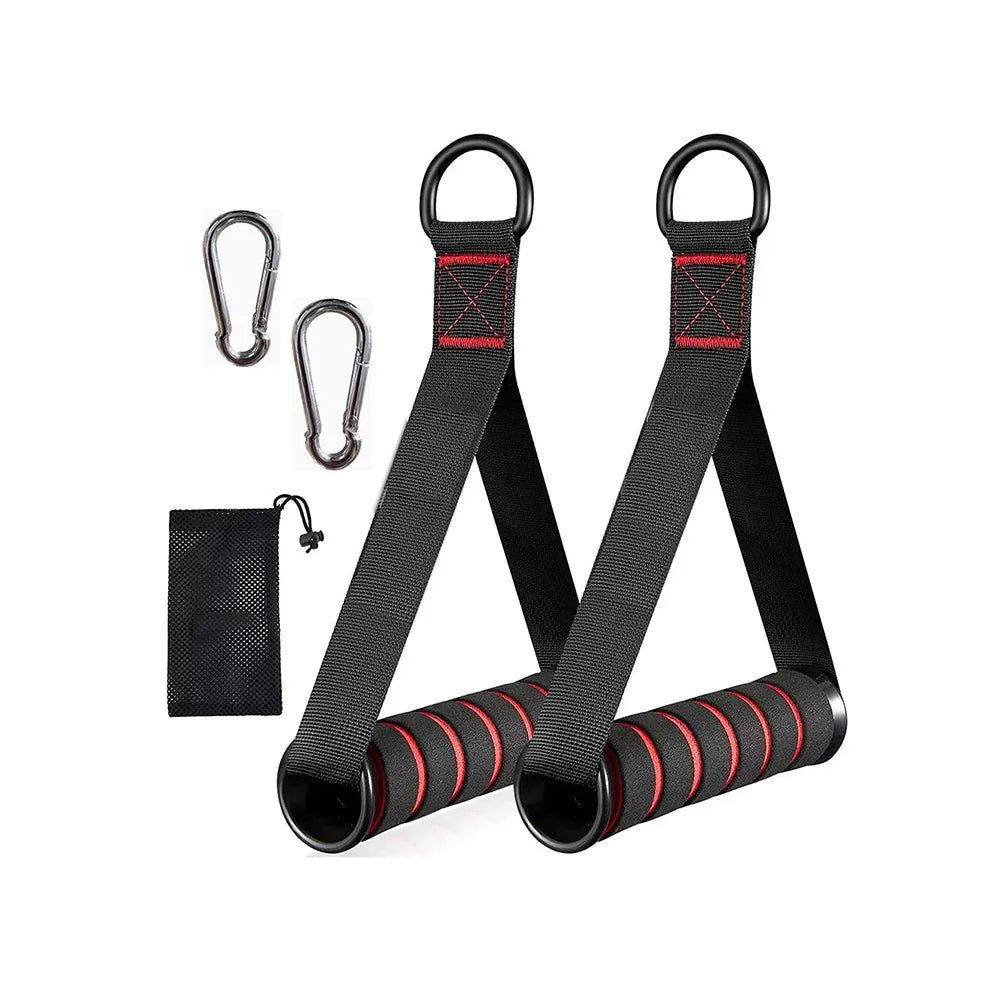 Resistance Band Handle Bar Attachment Station – Home Gym Pulley & Strap System