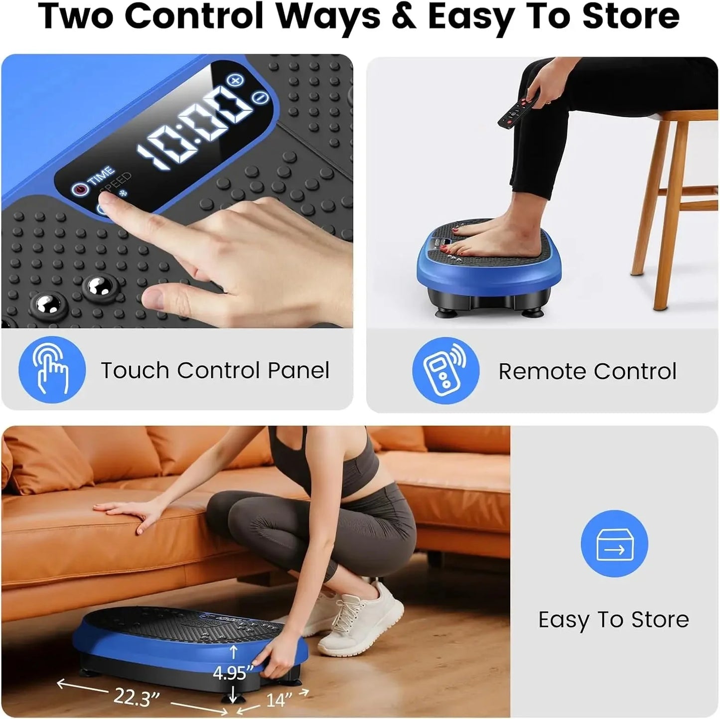 Vibrating Fitness Platform – Full Body Shaker Workout with Bluetooth