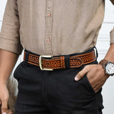Modern Western Leather Belt for Men