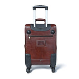 Premium Leather Carry-On Trolley Bag for Men