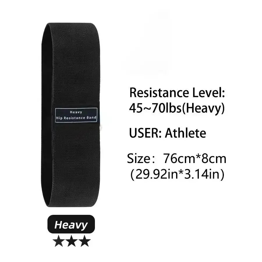 Fabric Resistance Hip Band – Glute & Thigh Squat Loop for Yoga & Fitness