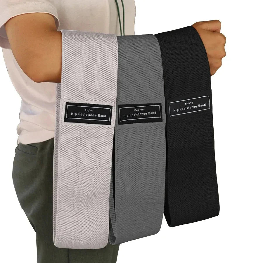 Fabric Resistance Hip Band – Glute & Thigh Squat Loop for Yoga & Fitness