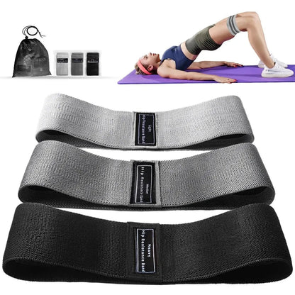 Fabric Resistance Hip Band – Glute & Thigh Squat Loop for Yoga & Fitness