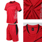 2 Pcs/Set Men's Tracksuit Gym Fitness badminton Sports Suit Clothes Running Jogging Sport Wear Exercise Workout set sportswear