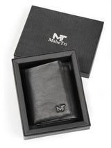 Men’s Premium Leather Trifold Wallet Slim