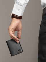 Men’s Premium Leather Trifold Wallet Slim