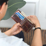 Ryan Classic Bi-Fold Wallet – Premium Genuine Leather Slim