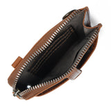 Compact Leather Crossbody Bag for Phone