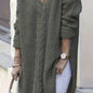 Women's Casual V-Neck Long Sleeve Knit Pullover Sweater