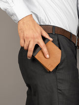 Saxton Bi-Colour Leather Wallet Premium Slim