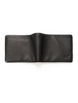 Black Duke Bifold Wallet Premium Leather Slim Minimalist