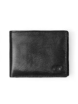 Black Sleek-Fit Wallet Premium Leather Minimalist Bifold Slim