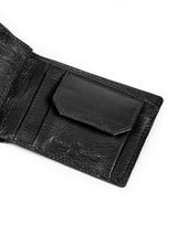 Black Sleek-Fit Wallet Premium Leather Minimalist Bifold Slim