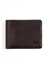 Dark Brown Bifold Wallet – Premium Leather Slim Classic Wallet