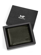 Olive Duke Bifold Wallet Premium Genuine Leather Slim