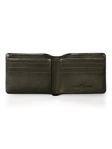 Olive Duke Bifold Wallet Premium Genuine Leather Slim
