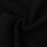 Plus Size Women's V-Neck Knit Sweater - Loose Long Sleeve Warm Autumn Winter Jumper
