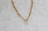 Initial Rollo Necklace