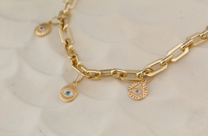 Gold Coin Medallion Necklace