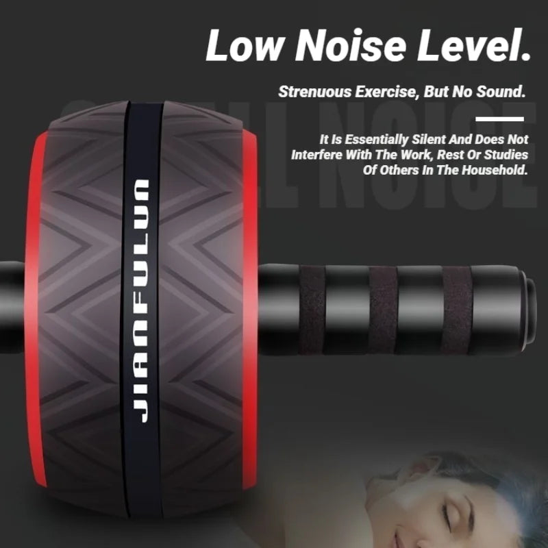 Ab Roller Wheel For Abs Core Workout Non-Slip Home Gym Fitness Equipment Men Women Abdominal Training Exercise