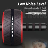 Ab Roller Wheel For Abs Core Workout Non-Slip Home Gym Fitness Equipment Men Women Abdominal Training Exercise