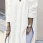 Women's Casual V-Neck Long Sleeve Knit Pullover Sweater