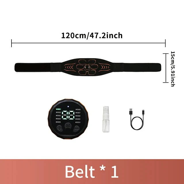 Abdominal Massager Waist Belt Muscle Toner Smart Abdominal Muscle Trainer For Arm Leg Workout Training Fitness Massage Equipment