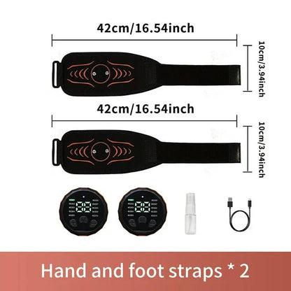 Abdominal Massager Waist Belt Muscle Toner Smart Abdominal Muscle Trainer For Arm Leg Workout Training Fitness Massage Equipment