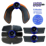Electrical Muscel Stimulator Massager Abdomen Buttocks Arm Leg Neck Hips Trainer Muscle Toner Fitness Training Workout Equipment