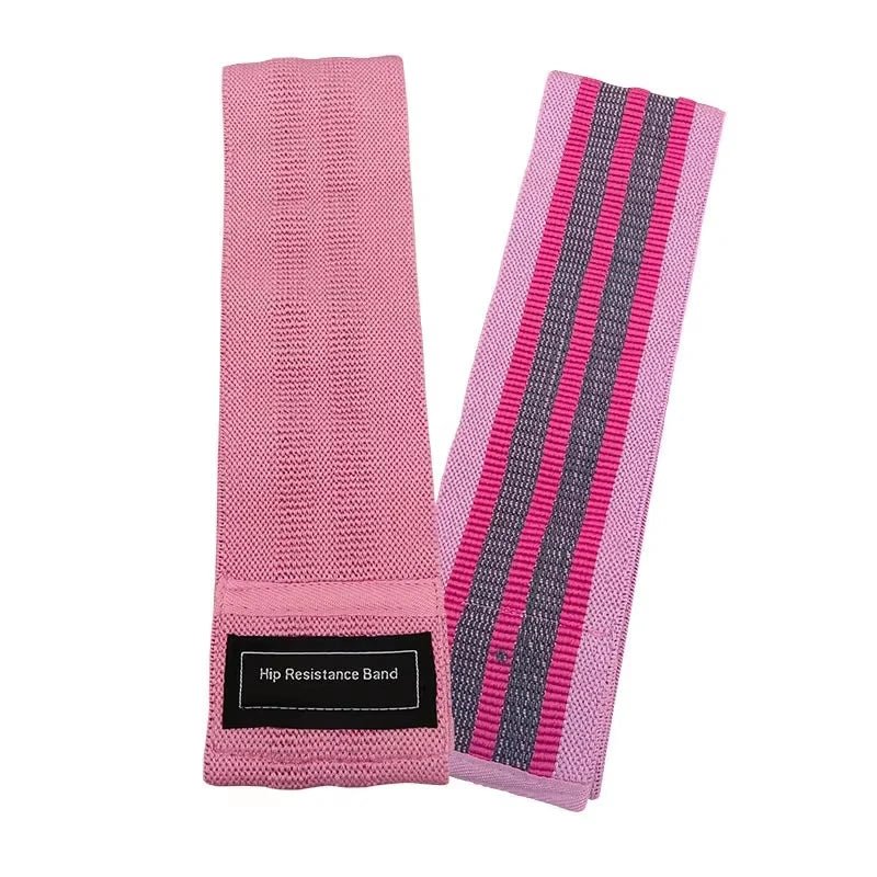 Fabric Resistance Hip &amp; Booty Bands – Elastic Glute &amp; Thigh Workout Loops