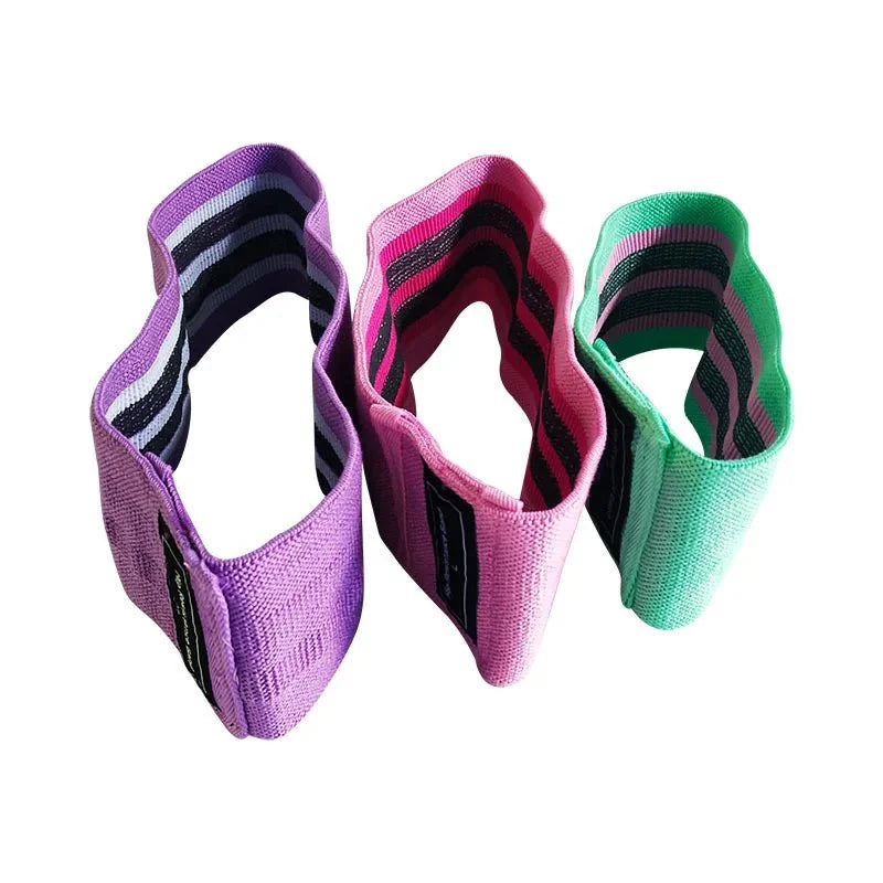 Fabric Resistance Hip &amp; Booty Bands – Glute &amp; Thigh Squat Circle Loops