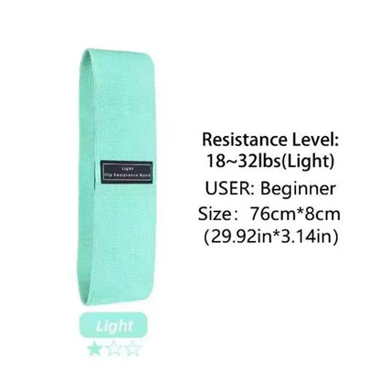 Fabric Resistance Hip & Booty Bands – 3-Pack Glute & Thigh Workout Loops
