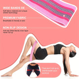 Fabric Resistance Hip & Booty Bands – Glute & Thigh Squat Circle Loops