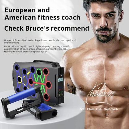 Foldable Multi-Functional Push Up Board – Chest & Core Home Gym Training Tool