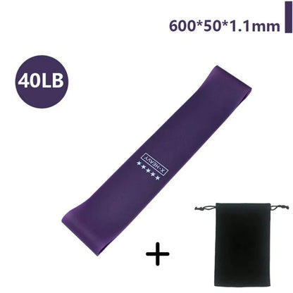 Elastic Resistance Bands Set – Gym, Yoga, Bodybuilding & Pilates Workout Equipment