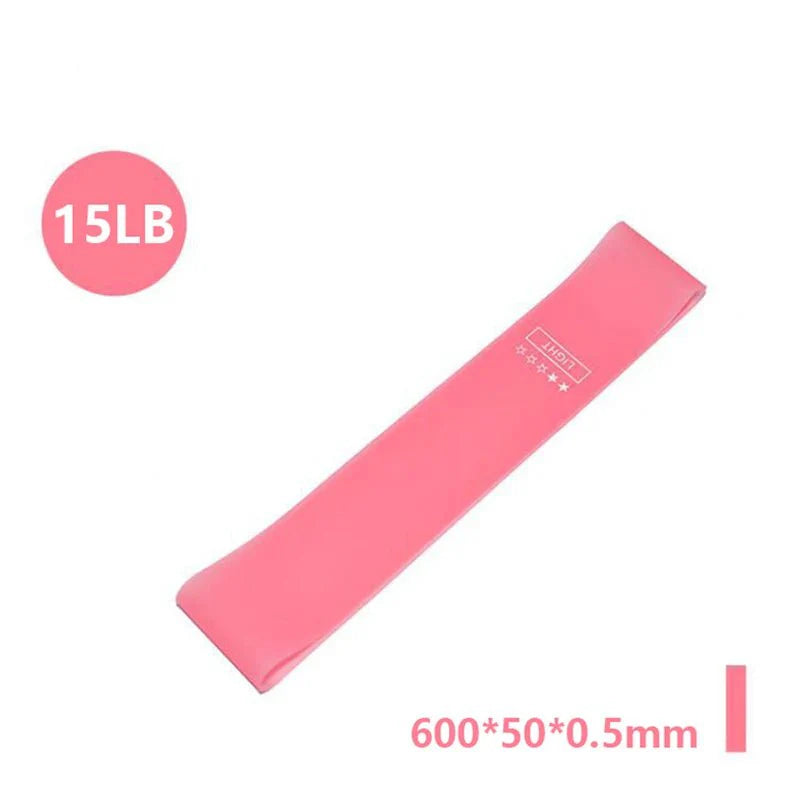 Elastic Resistance Bands Set – Gym, Yoga, Bodybuilding & Pilates Workout Equipment