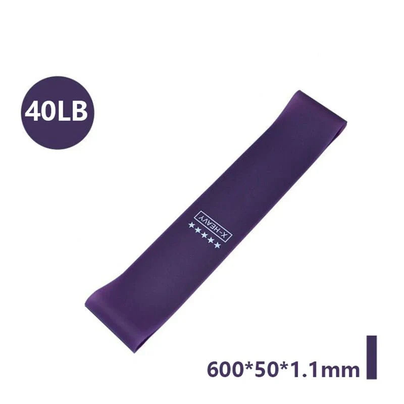 Elastic Resistance Bands Set – Gym, Yoga, Bodybuilding & Pilates Workout Equipment