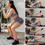Elastic Resistance Bands Set – Gym, Yoga, Bodybuilding & Pilates Workout Equipment