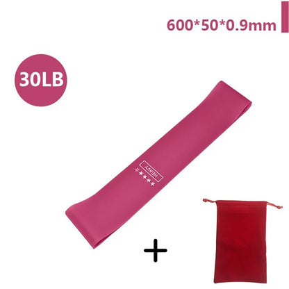 Elastic Resistance Bands Set – Gym, Yoga, Bodybuilding & Pilates Workout Equipment