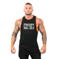 Men Bodybuilding Tank Tops Gym Workout Fitness Cotton Sleeveless Shirt Running Vest Stringer Singlet Male Summer Sports Clothes