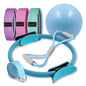 NEW Pilates Ball And Ring Set Pilates Fitness Ring Resistance Band Exercise Workout Fitness Equipment For Pregnancy Postpartum