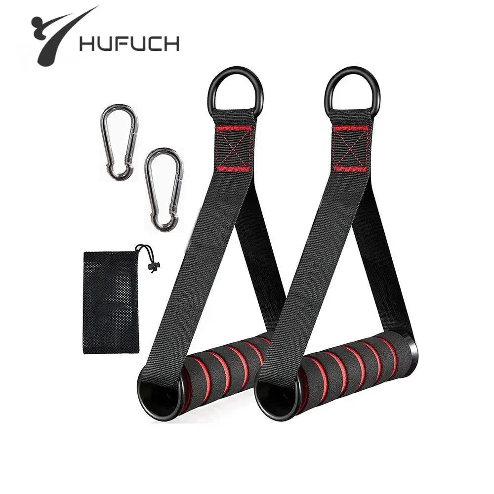 Resistance Band Handle Bar Attachment Station – Home Gym Pulley & Strap System