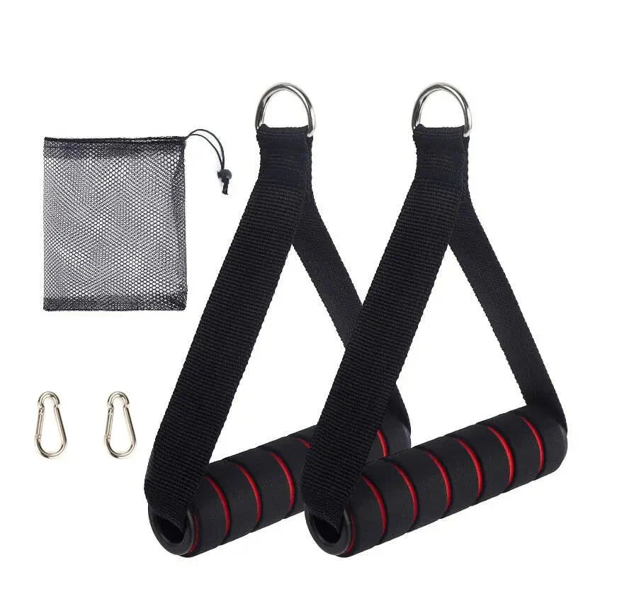 Resistance Band Handle Bar Attachment Station – Home Gym Pulley &amp; Strap System