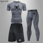 Spider Men's Tracksuit Compression Sport Suit Gym Fitness Clothes Running Jogging Sport Wear Training Exercise Workout Rashgard