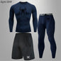 Spider Men's Tracksuit Compression Sport Suit Gym Fitness Clothes Running Jogging Sport Wear Training Exercise Workout Rashgard