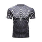 Sportswear Marvel Clothes Men's Compression Short Sleeve Workout T-Shirt Athletic Sports Fitness Gym Running Tops for Men