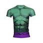 Sportswear Marvel Clothes Men's Compression Short Sleeve Workout T-Shirt Athletic Sports Fitness Gym Running Tops for Men